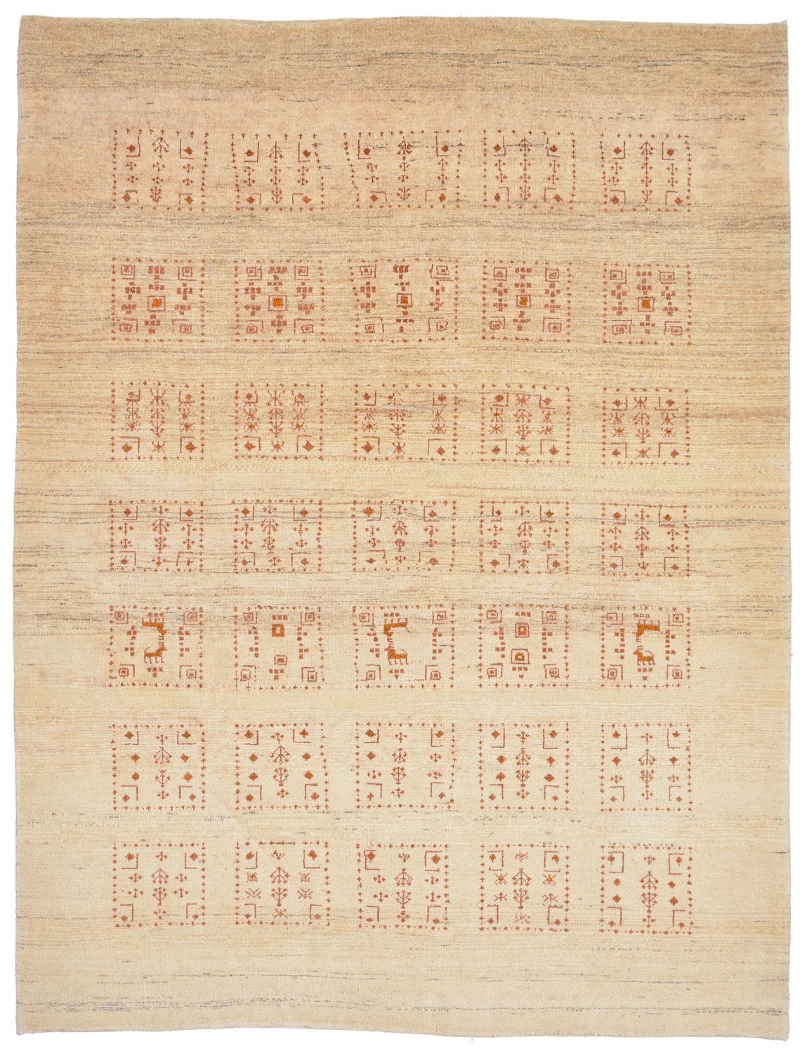 Dywan Gabbeh - Loribaft Perski - 198 x 148 cm - natura