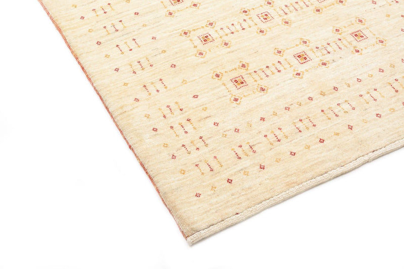 Biegacz Dywan Gabbeh - Loribaft Perski - 201 x 88 cm - natura