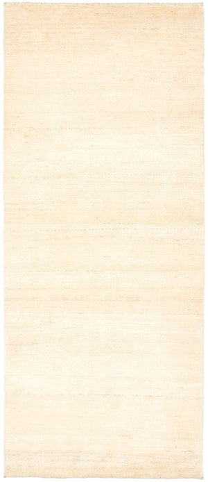 Biegacz Dywan Gabbeh - Loribaft Perski - 206 x 85 cm - natura