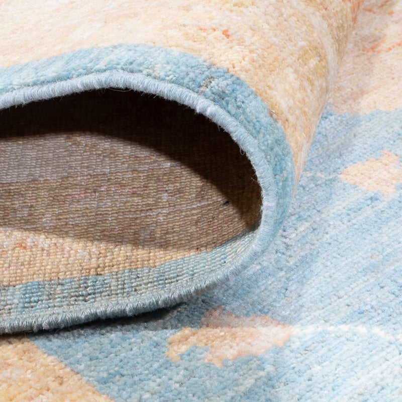 Dywan Zieglera - 343 x 248 cm - jasnoniebieski