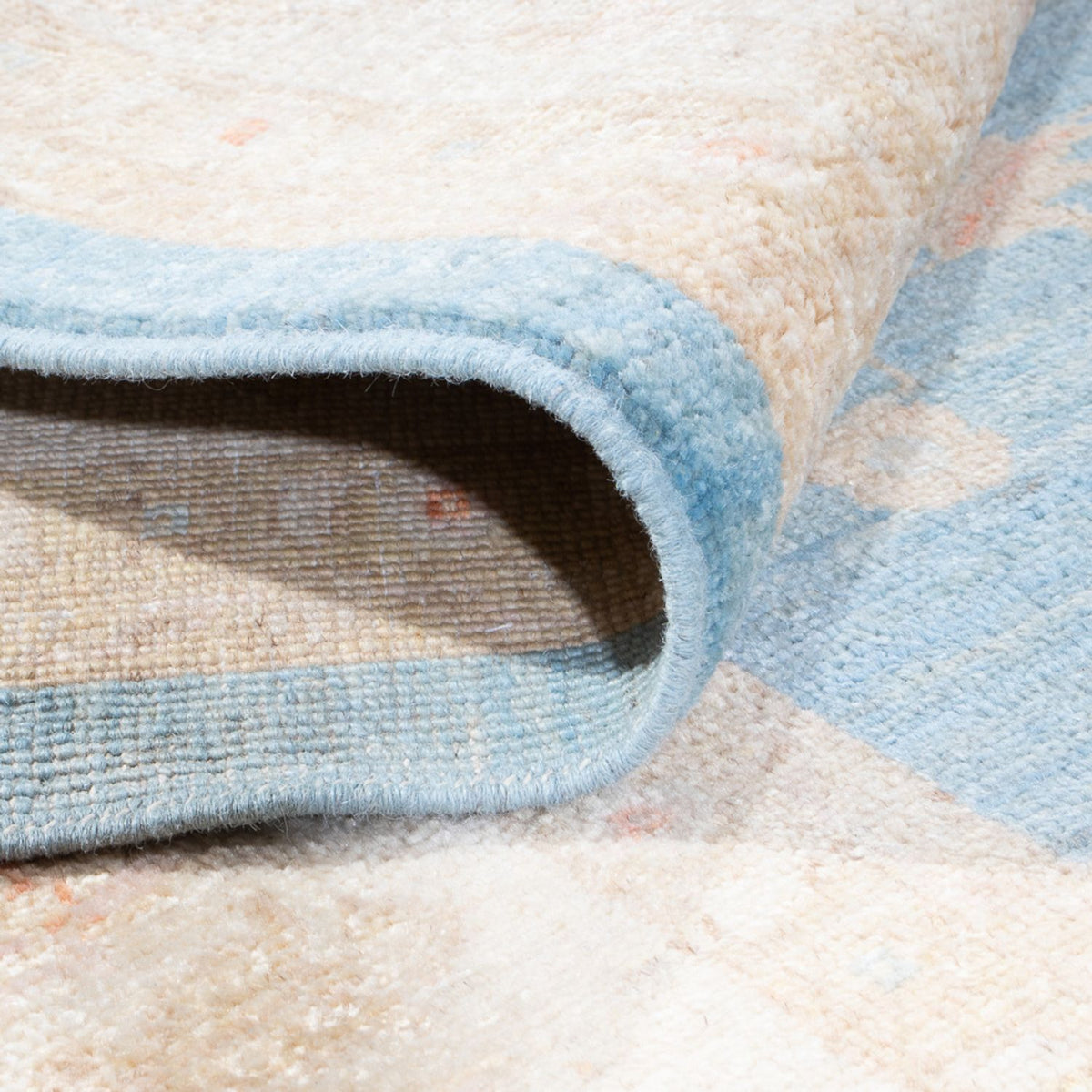 Dywan Zieglera - 343 x 258 cm - jasnoniebieski