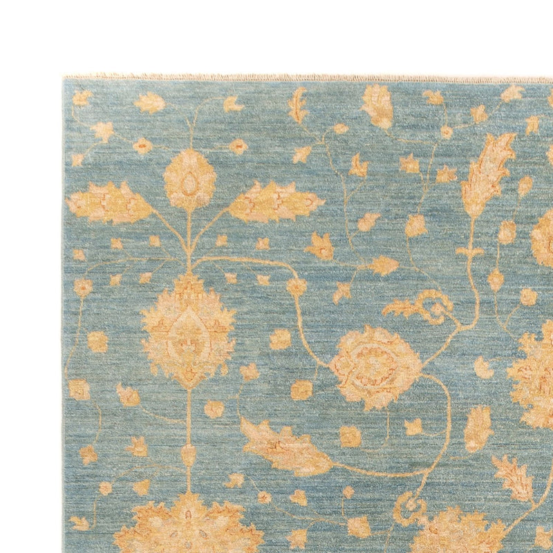 Dywan Zieglera - 348 x 252 cm - morski błękit