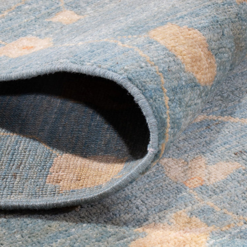 Dywan Zieglera - 348 x 252 cm - morski błękit