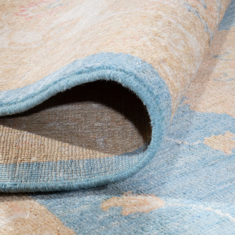 Dywan Zieglera - 357 x 255 cm - niebieski