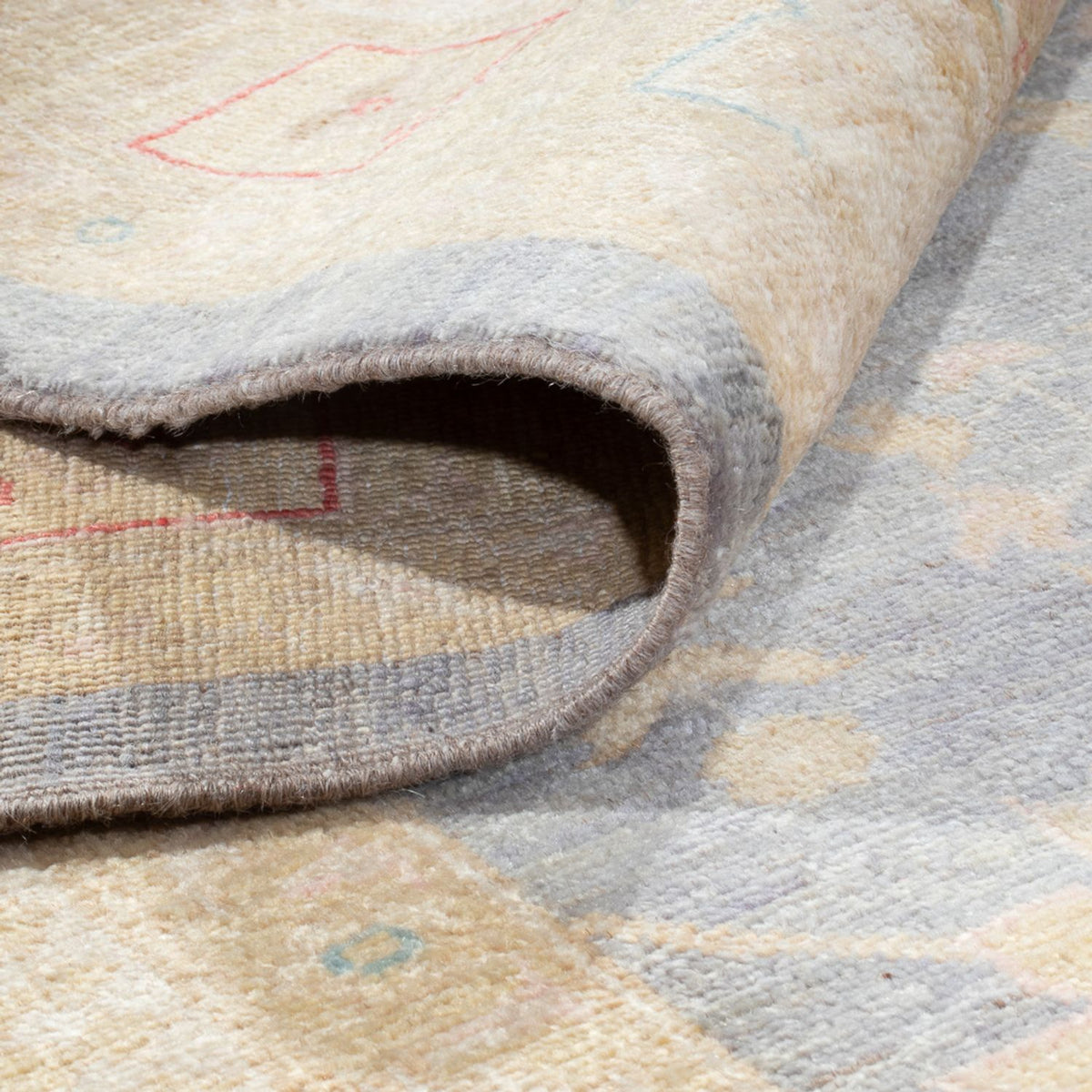 Dywan Zieglera - 343 x 257 cm - jasnoniebieski