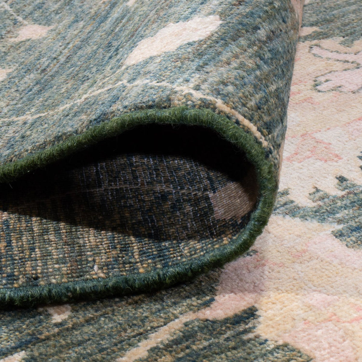 Dywan Zieglera - 348 x 256 cm - oliwkowa zieleń