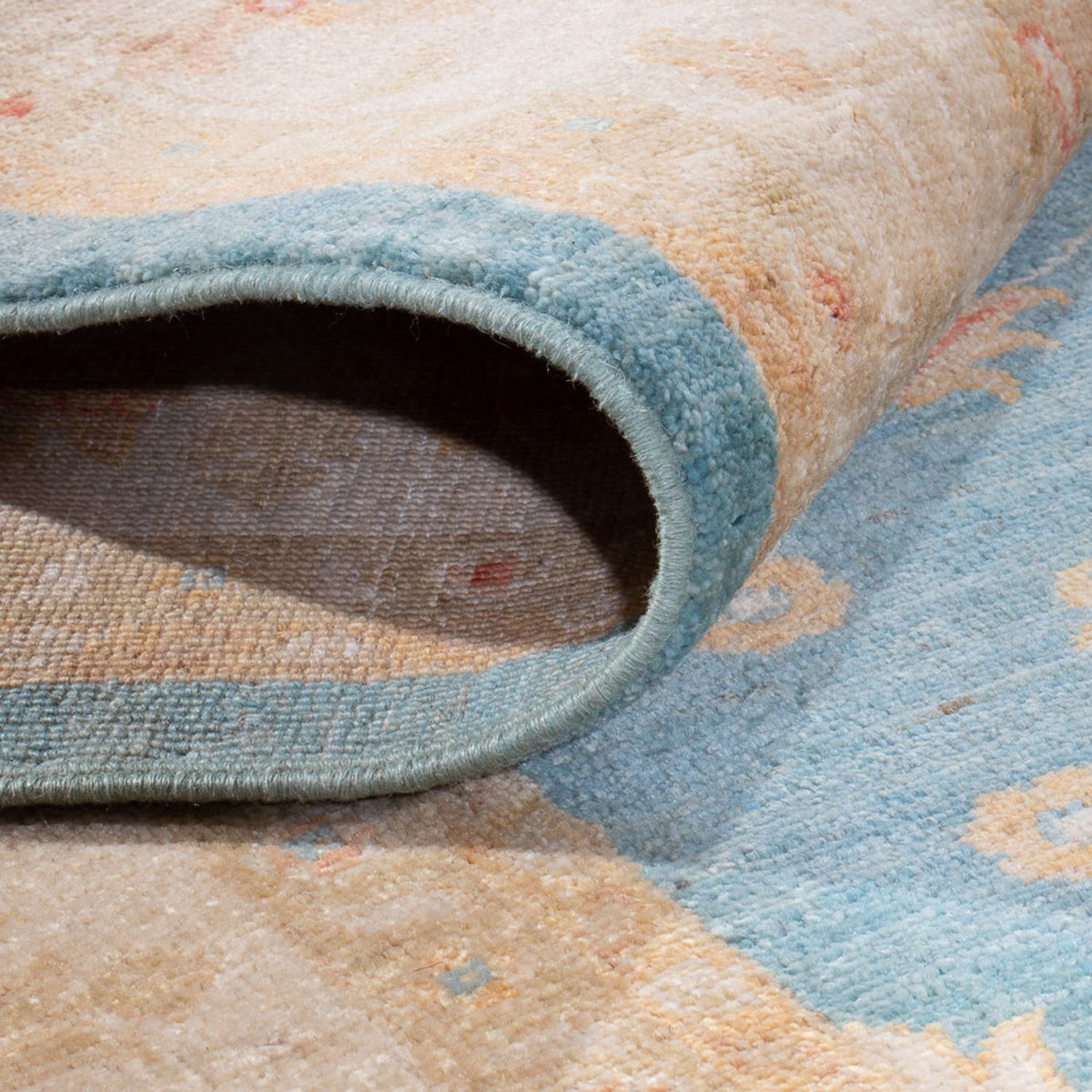 Dywan Zieglera - 353 x 255 cm - niebieski