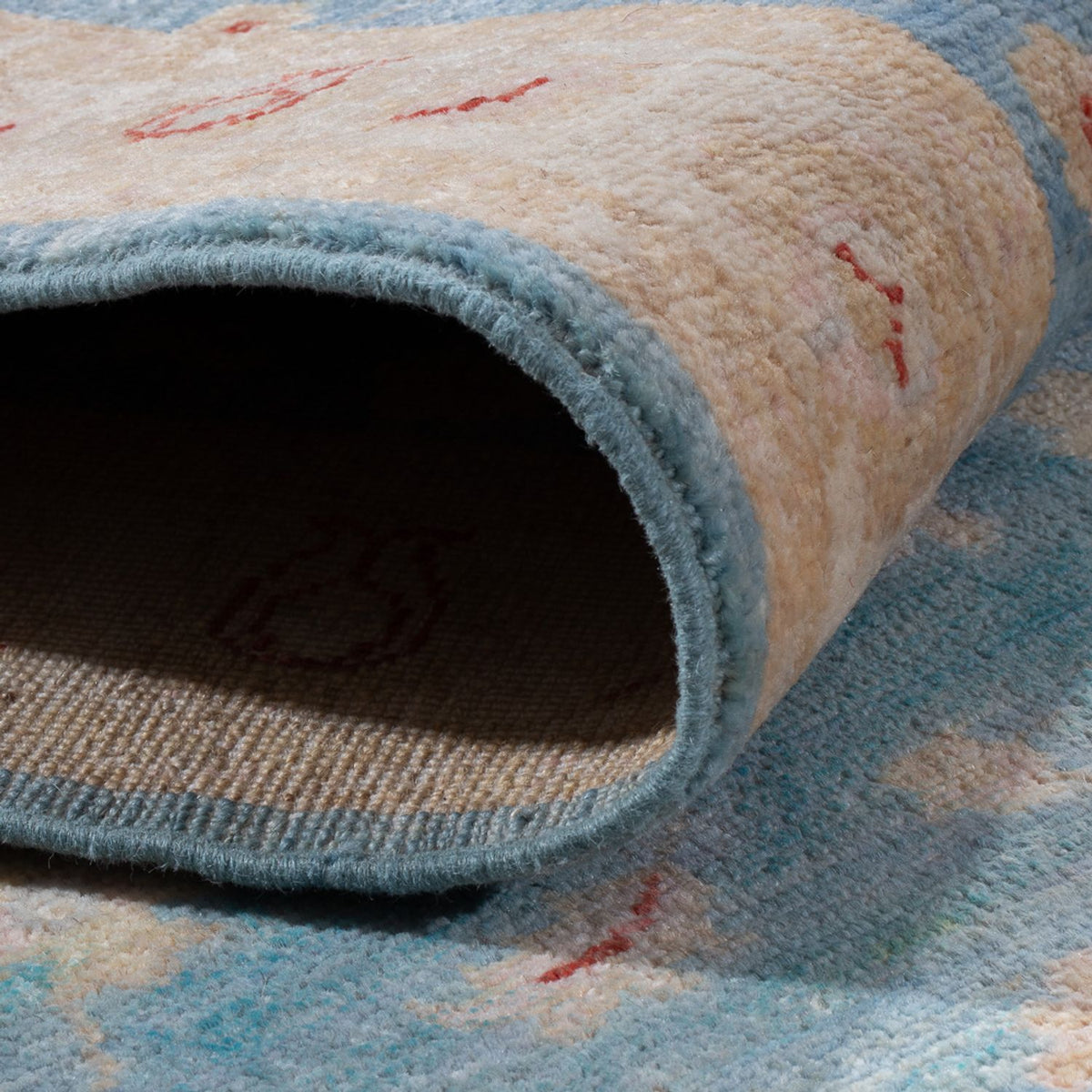 Biegacz Dywan Zieglera - 200 x 77 cm - jasnoniebieski