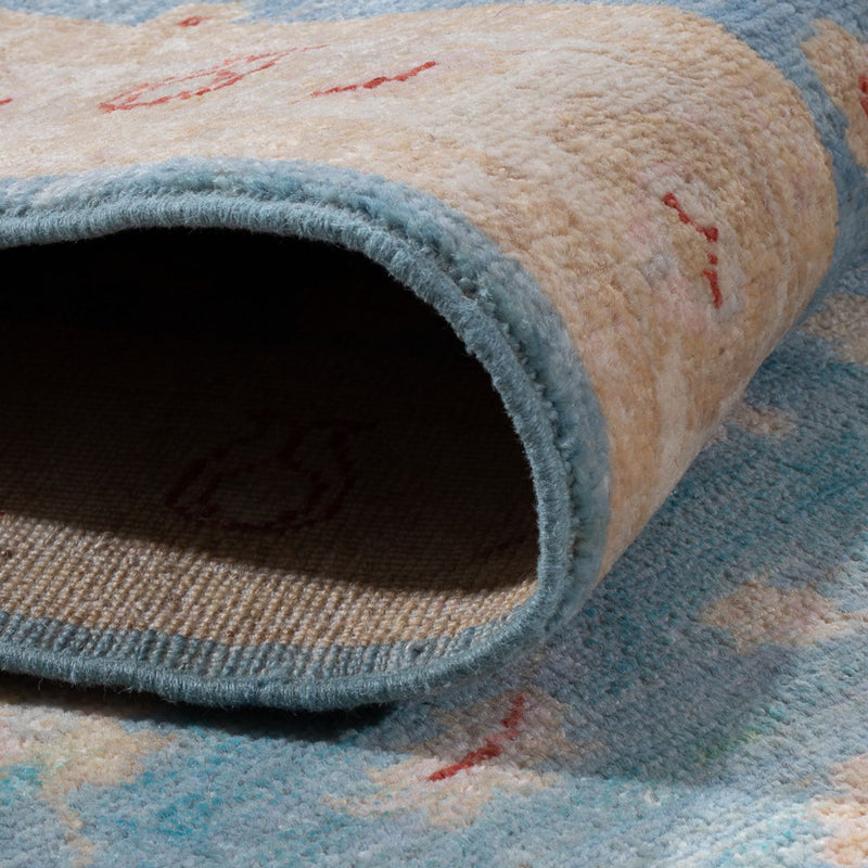 Biegacz Dywan Zieglera - 200 x 77 cm - jasnoniebieski