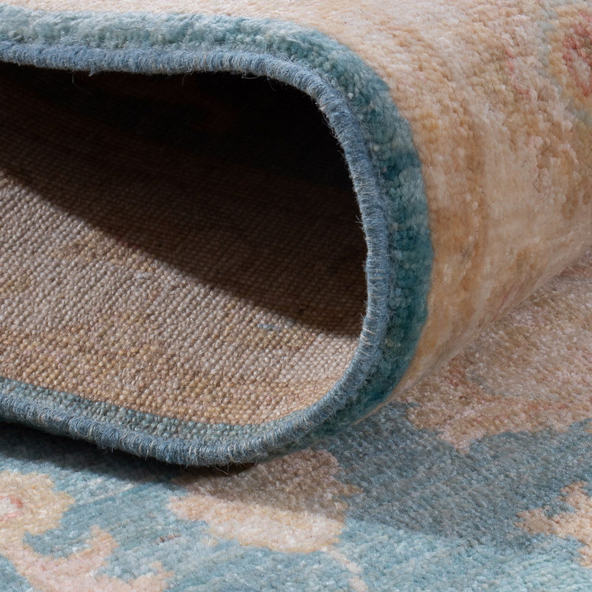 Biegacz Dywan Zieglera - 197 x 80 cm - turkusowy