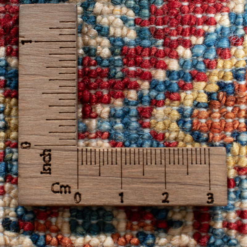 Biegacz Dywan Ziegler - Kazak - 200 x 76 cm - niebieski