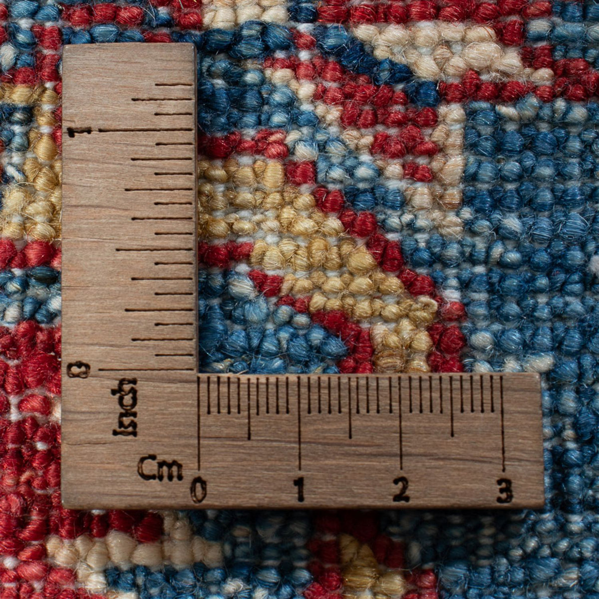 Biegacz Dywan Ziegler - Kazak - 202 x 72 cm - niebieski