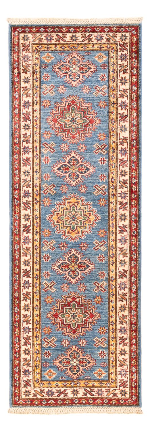 Biegacz Dywan Ziegler - Kazak - 178 x 60 cm - niebieski