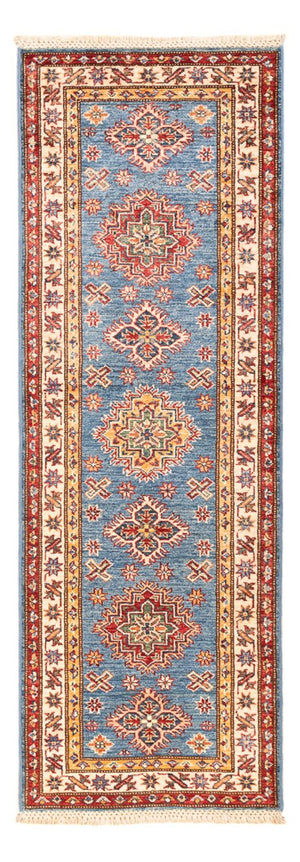 Biegacz Dywan Ziegler - Kazak - 178 x 60 cm - niebieski