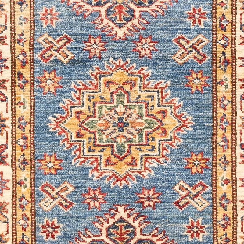 Biegacz Dywan Ziegler - Kazak - 178 x 60 cm - niebieski
