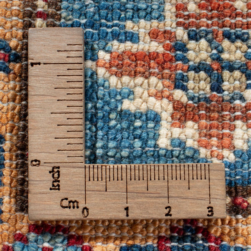 Biegacz Dywan Ziegler - Kazak - 178 x 60 cm - niebieski