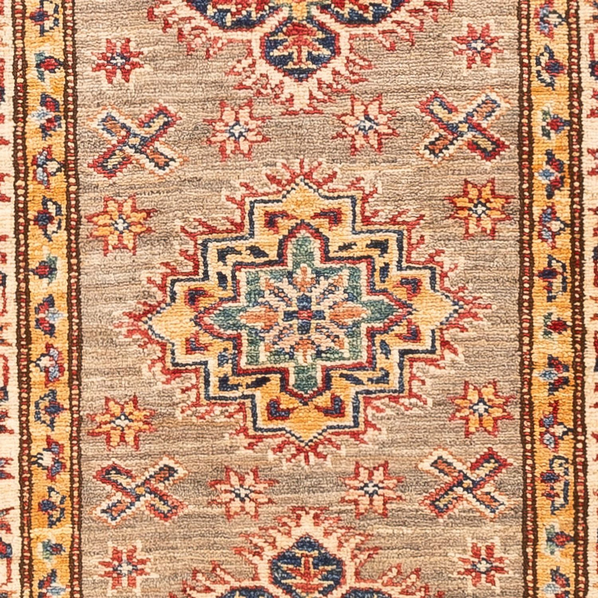 Biegacz Dywan Ziegler - Kazak - 166 x 60 cm - ciemny beż