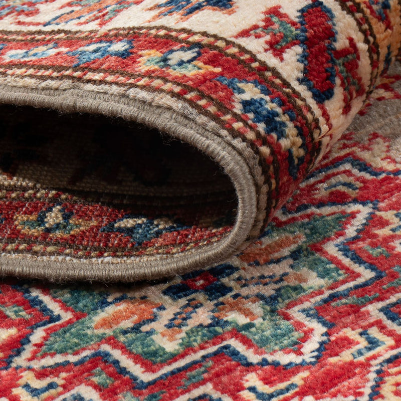 Biegacz Dywan Ziegler - Kazak - 166 x 60 cm - ciemny beż