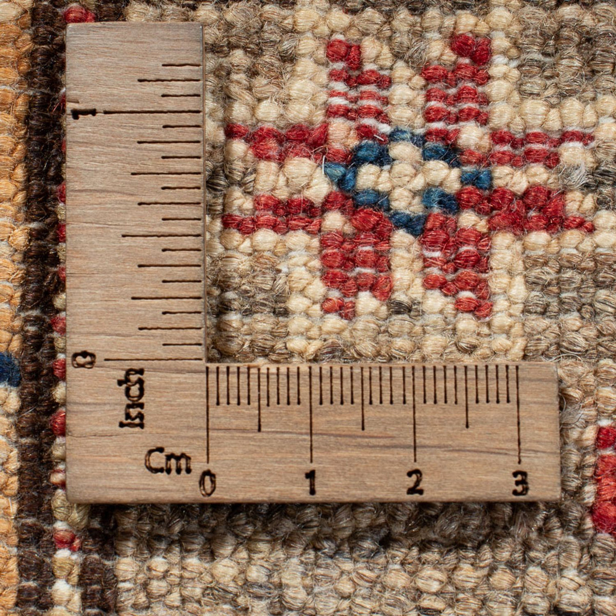 Biegacz Dywan Ziegler - Kazak - 166 x 60 cm - ciemny beż