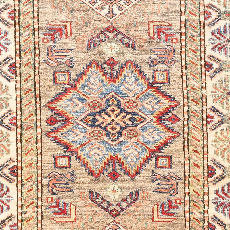 Biegacz Dywan Ziegler - Kazak - 194 x 74 cm - beżowy