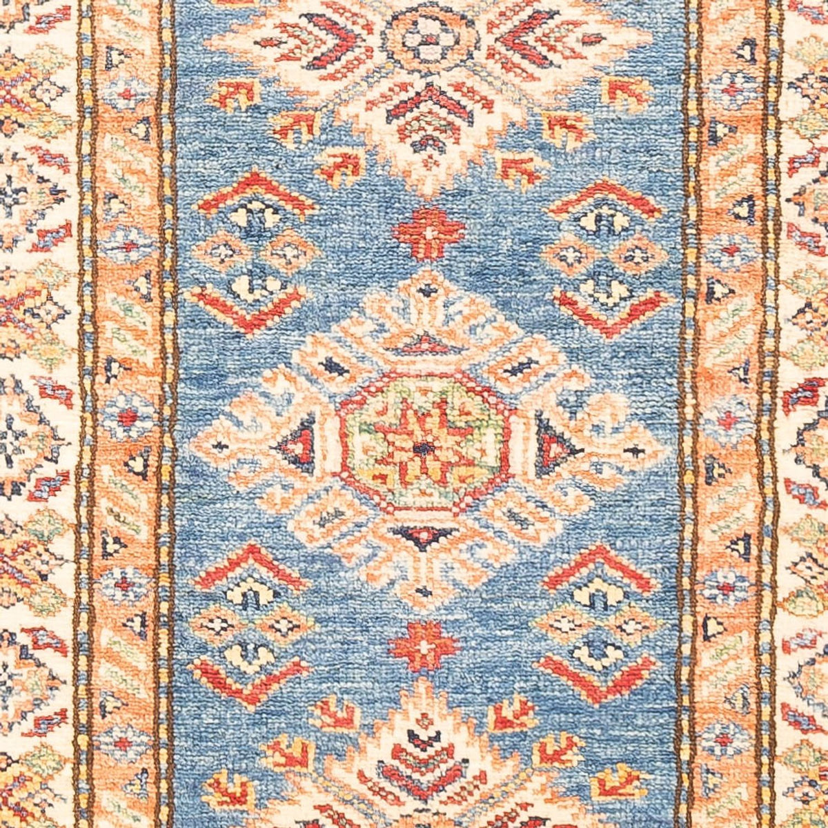 Biegacz Dywan Ziegler - Kazak - 177 x 61 cm - jasnoniebieski