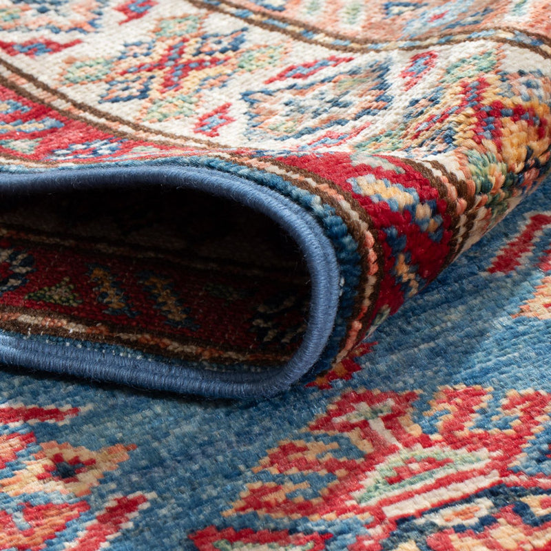 Biegacz Dywan Ziegler - Kazak - 177 x 61 cm - jasnoniebieski