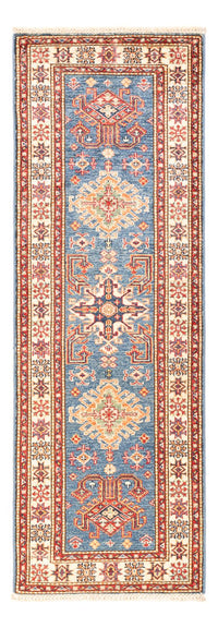 Biegacz Dywan Ziegler - Kazak - 189 x 63 cm - niebieski