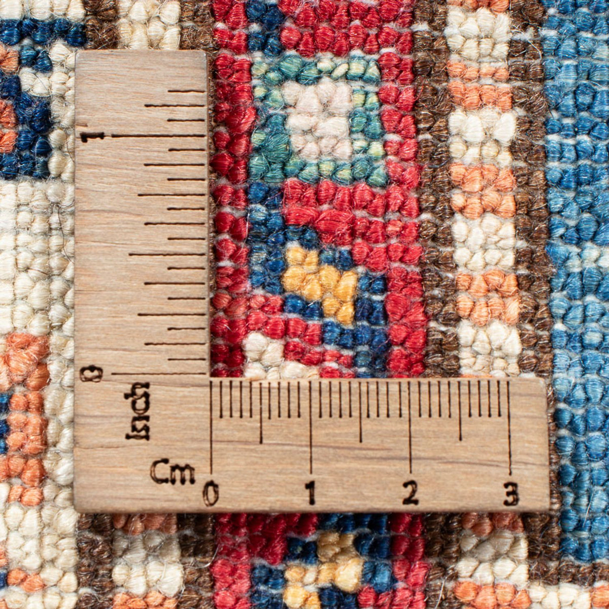 Biegacz Dywan Ziegler - Kazak - 189 x 63 cm - niebieski