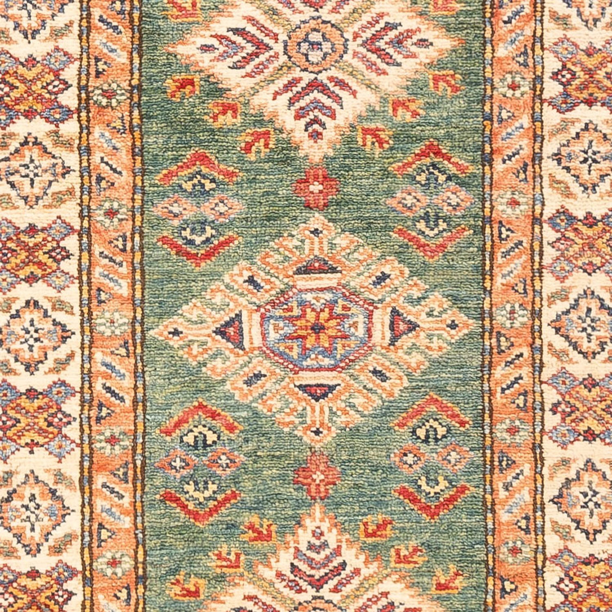 Biegacz Dywan Ziegler - Kazak - 183 x 59 cm - zielona