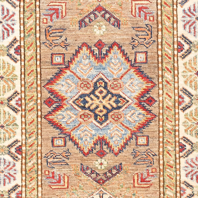 Biegacz Dywan Ziegler - Kazak - 201 x 72 cm - beżowy