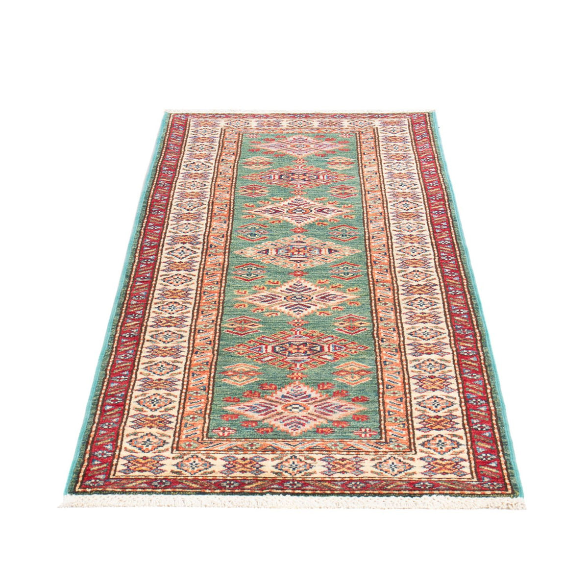Biegacz Dywan Ziegler - Kazak - 184 x 59 cm - jasnozielony