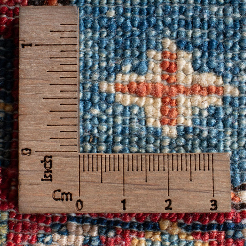 Biegacz Dywan Ziegler - Kazak - 186 x 58 cm - jasnoniebieski