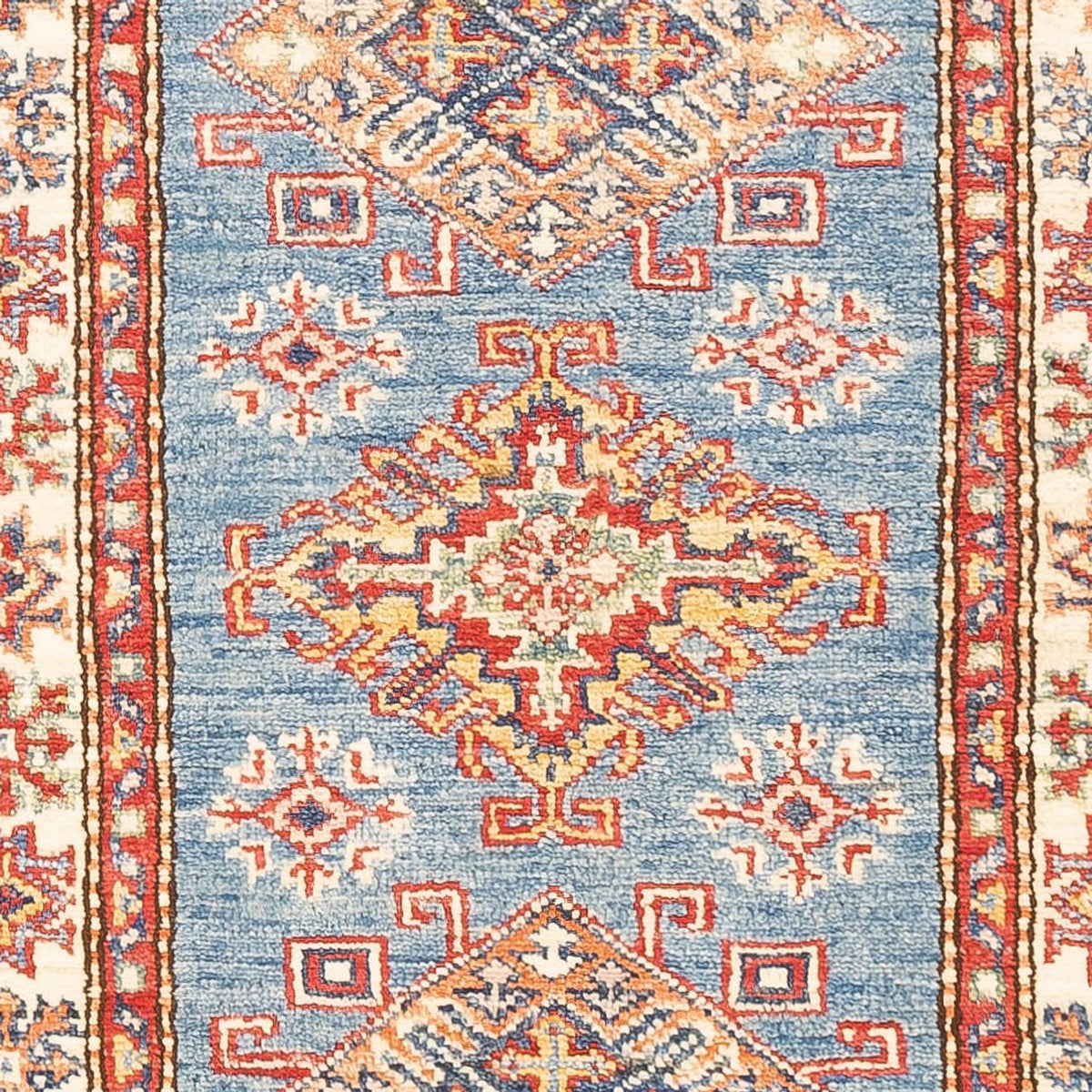 Biegacz Dywan Ziegler - Kazak - 185 x 60 cm - jasnoniebieski