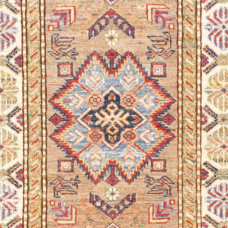 Biegacz Dywan Ziegler - Kazak - 203 x 72 cm - beżowy