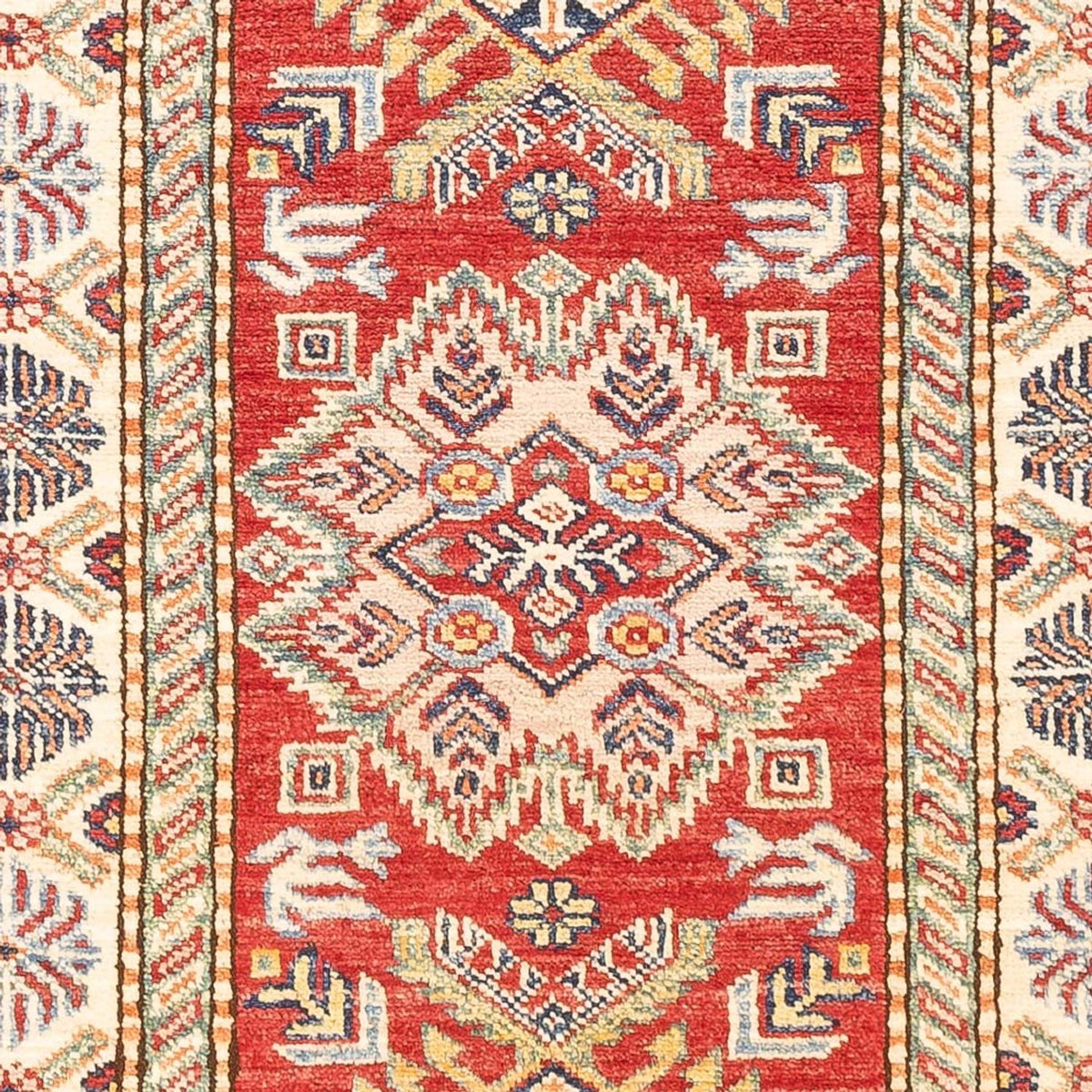 Biegacz Dywan Ziegler - Kazak - 207 x 73 cm - czerwony