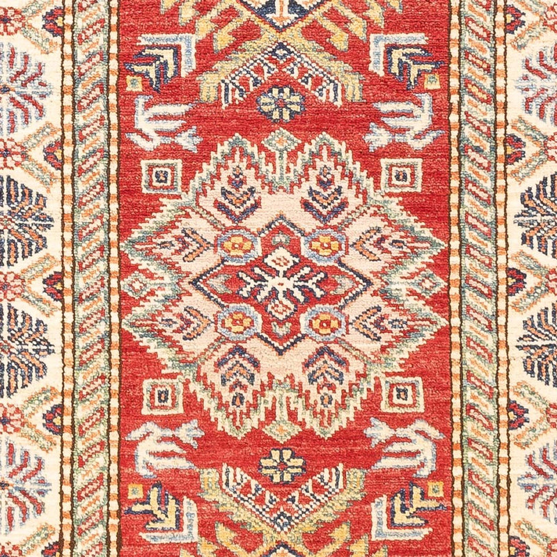 Biegacz Dywan Ziegler - Kazak - 207 x 73 cm - czerwony