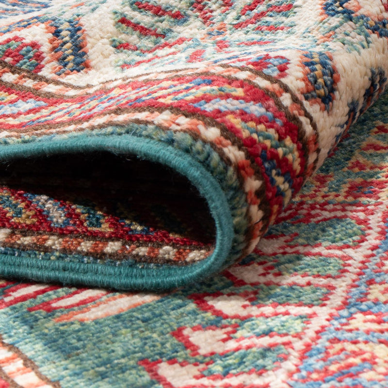 Biegacz Dywan Ziegler - Kazak - 198 x 76 cm - jasnozielony