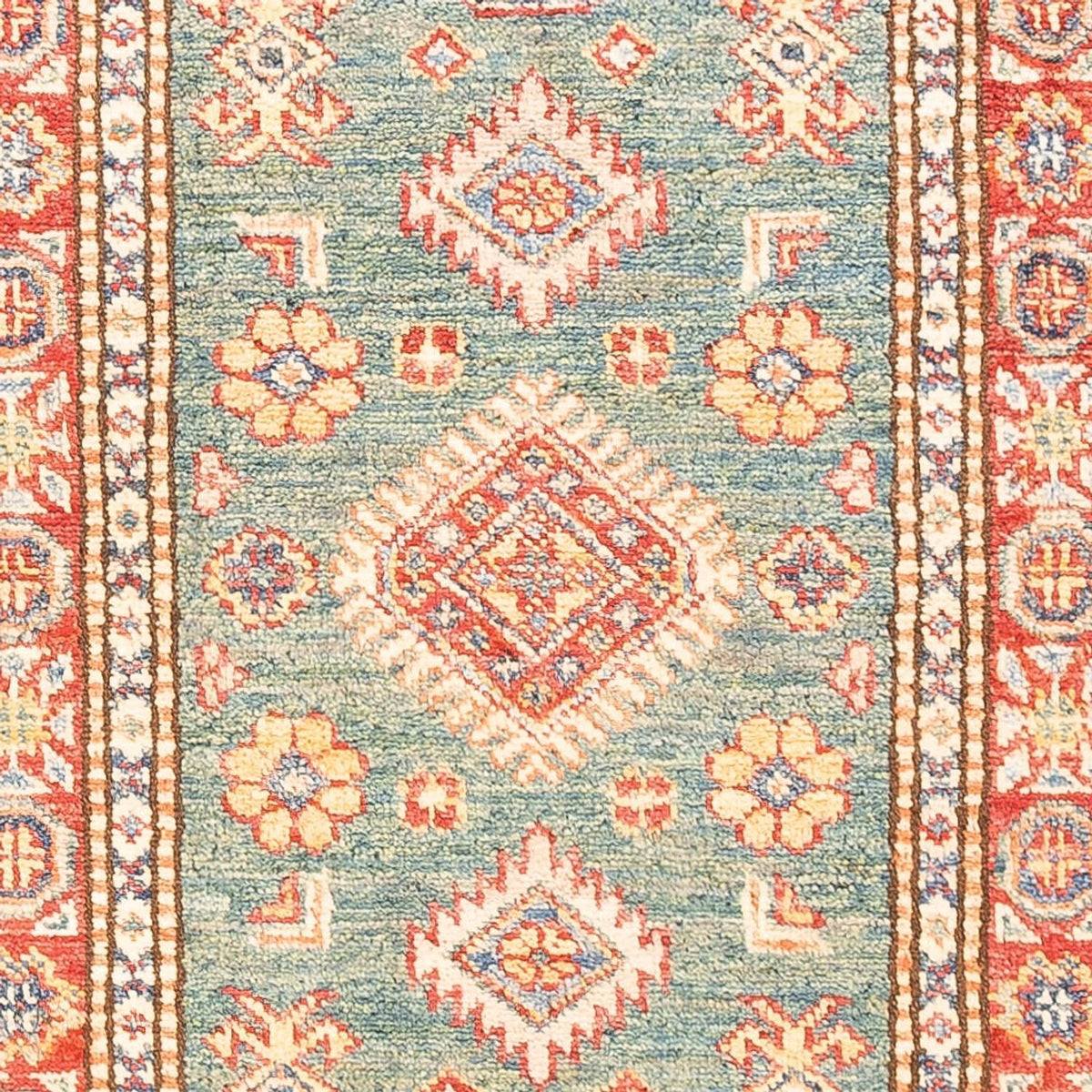 Biegacz Dywan Ziegler - Kazak - 186 x 59 cm - jasnozielony
