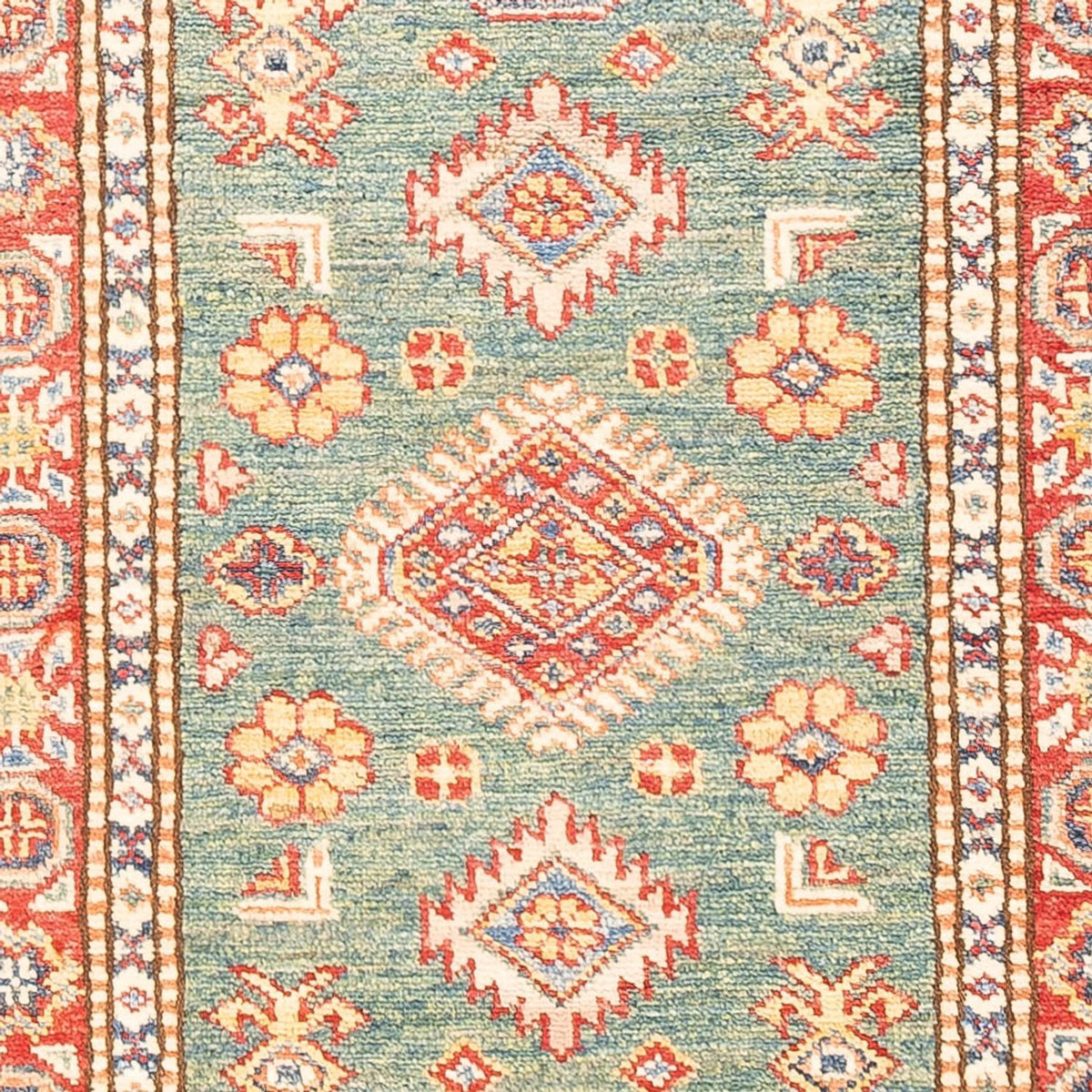 Biegacz Dywan Ziegler - Kazak - 187 x 60 cm - jasnozielony