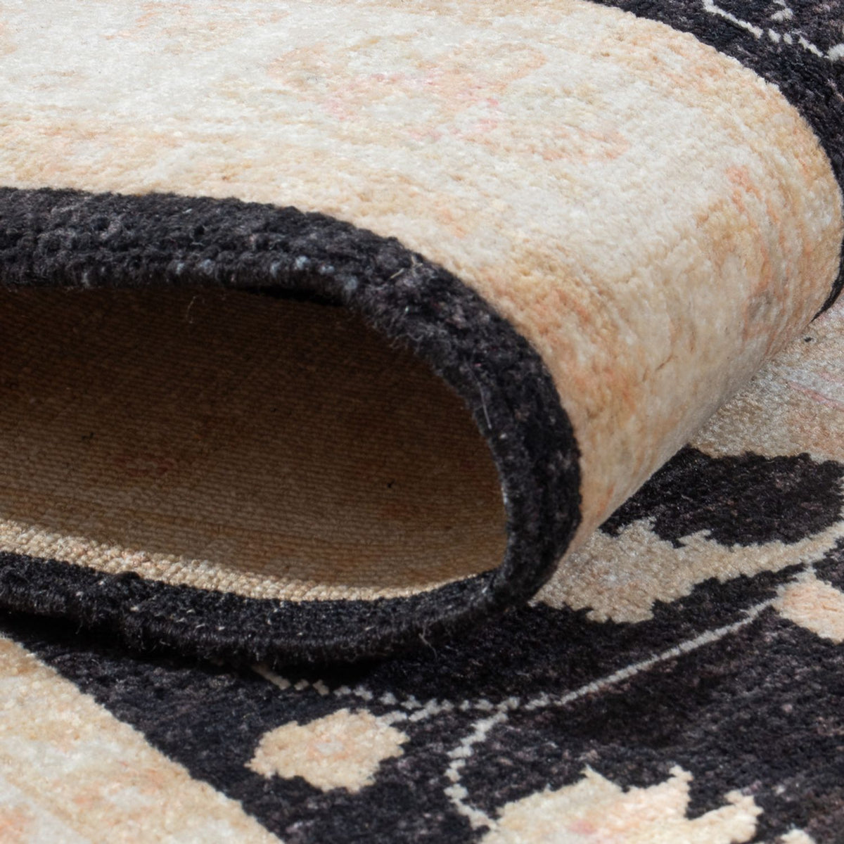 Biegacz Dywan Zieglera - 211 x 78 cm - czarny