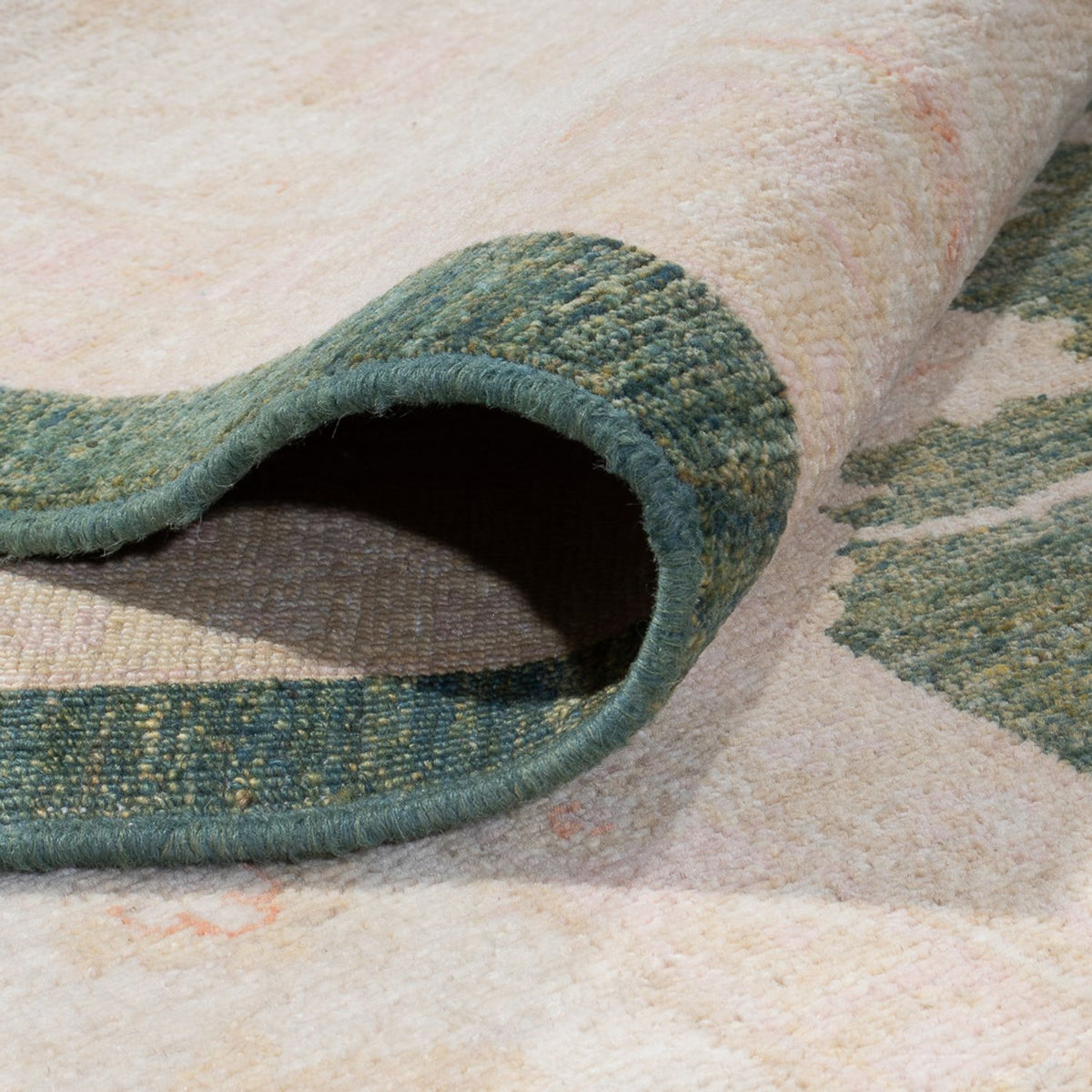 Dywan Zieglera - 404 x 307 cm - oliwkowa zieleń