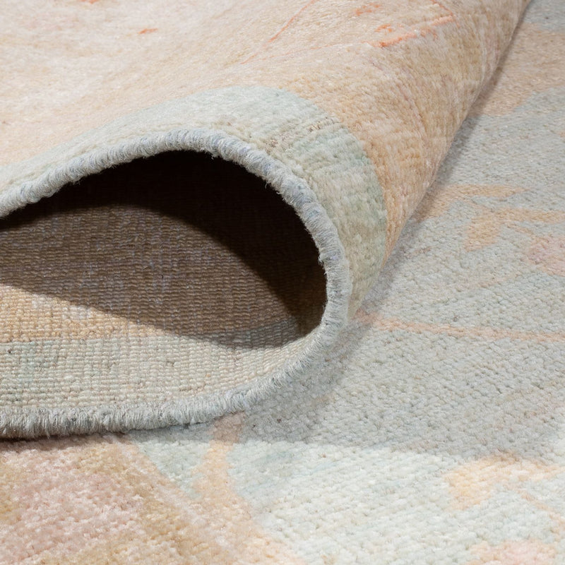 Dywan Zieglera - 394 x 309 cm - jasnoniebieski