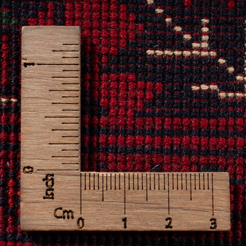 Dywan afgański - 397 x 295 cm - czerwony