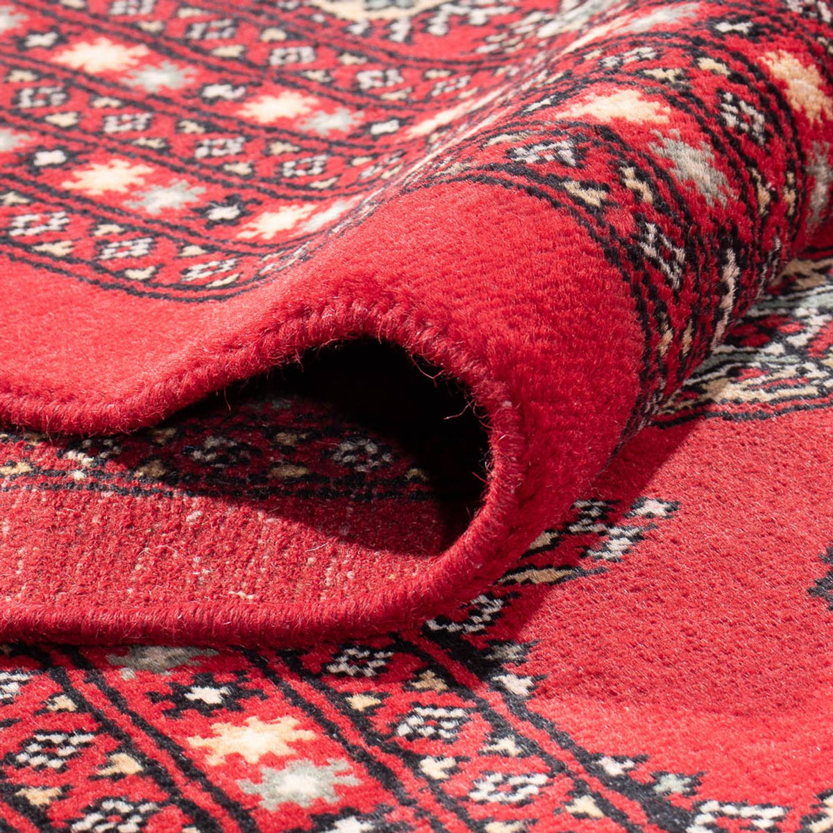 Afgański dywan - Bukhara - 401 x 311 cm - jasna czerwień