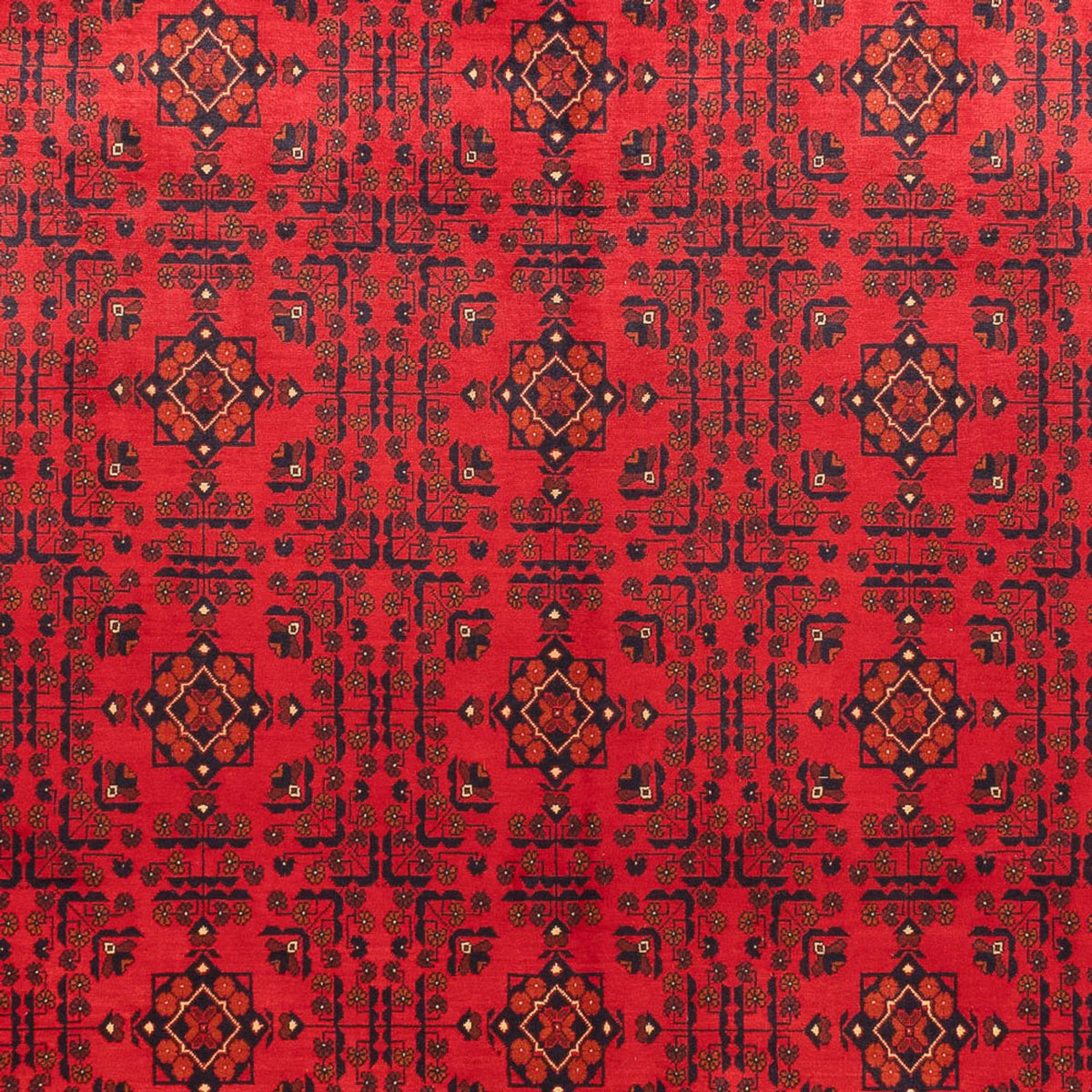 Afgański dywan - Kunduz - 382 x 309 cm - czerwony