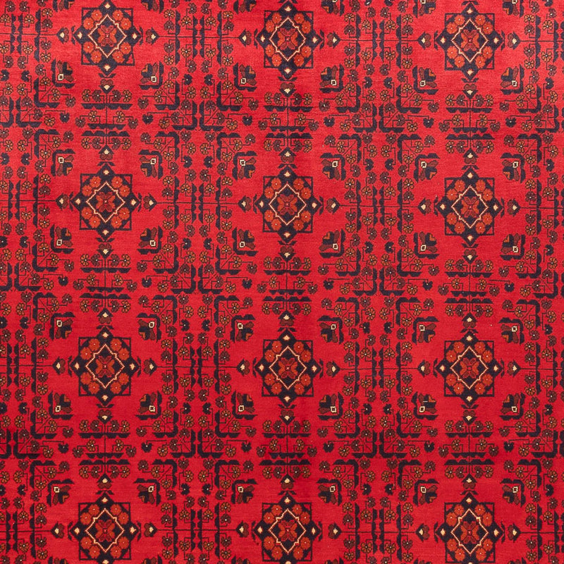 Afgański dywan - Kunduz - 382 x 309 cm - czerwony