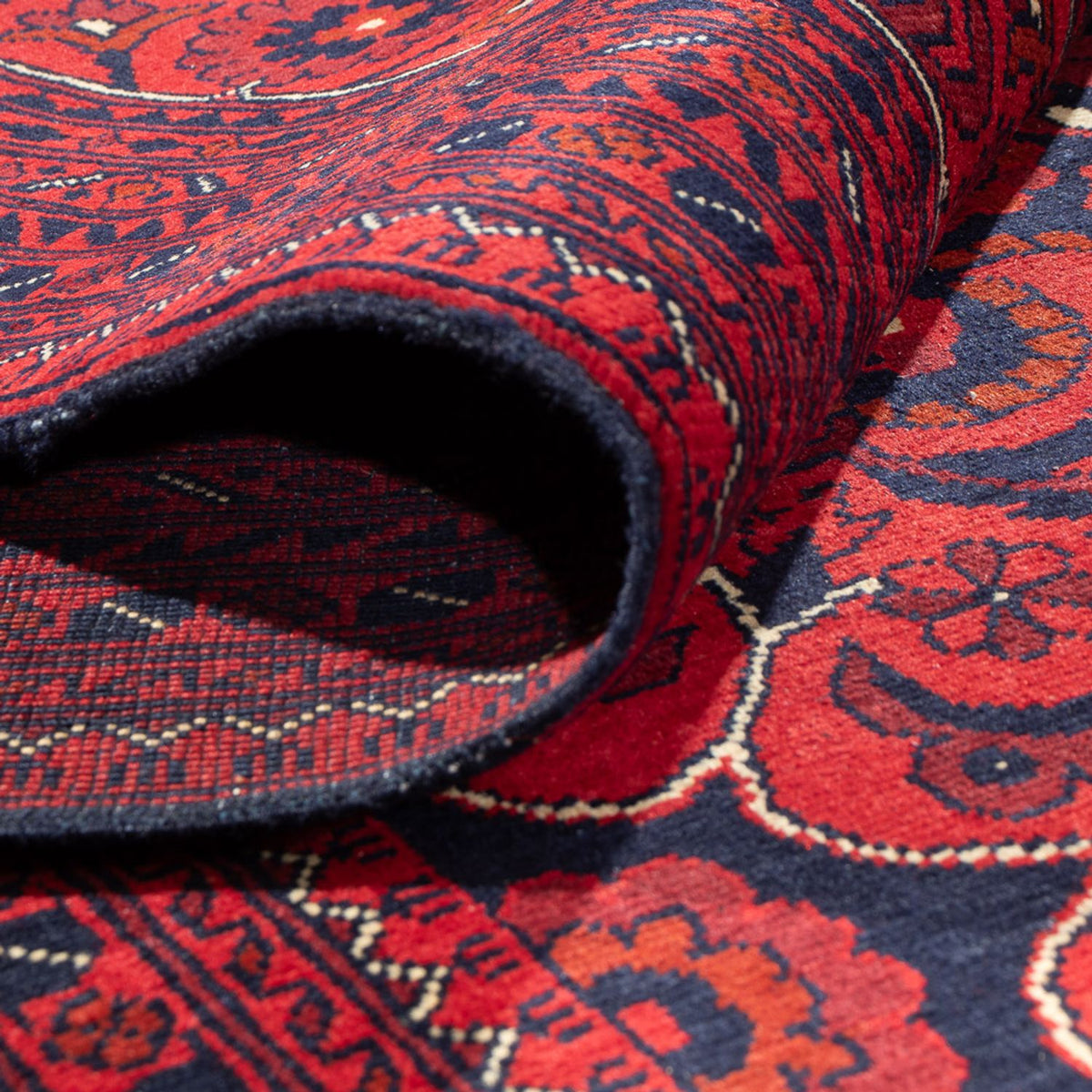 Afgański dywan - Kunduz - 379 x 297 cm - czerwony