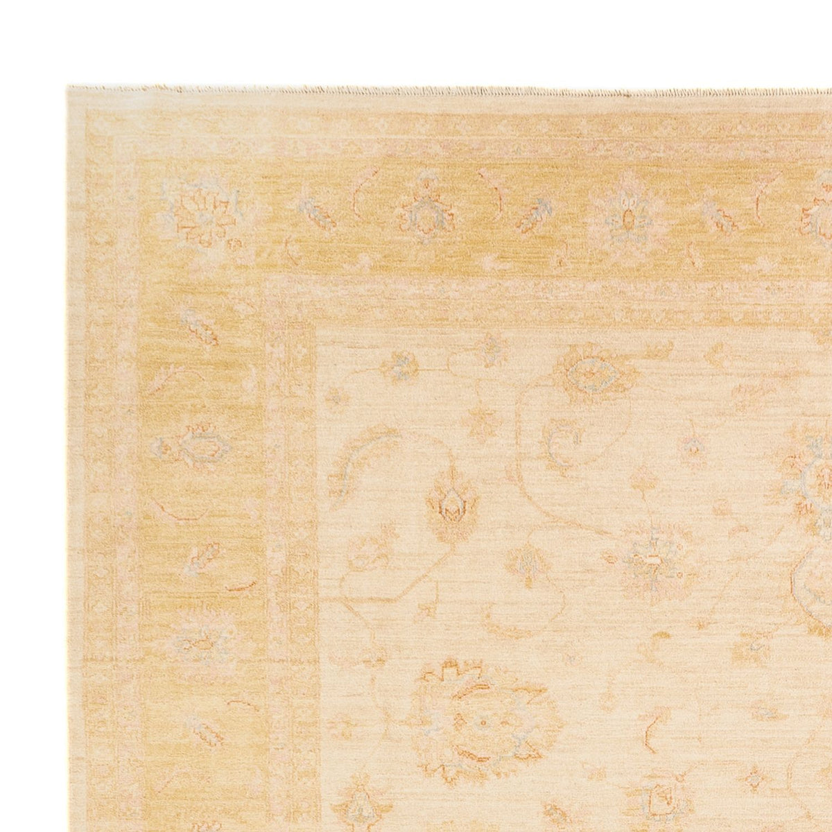 Dywan Zieglera - 368 x 278 cm - jasnoniebieski