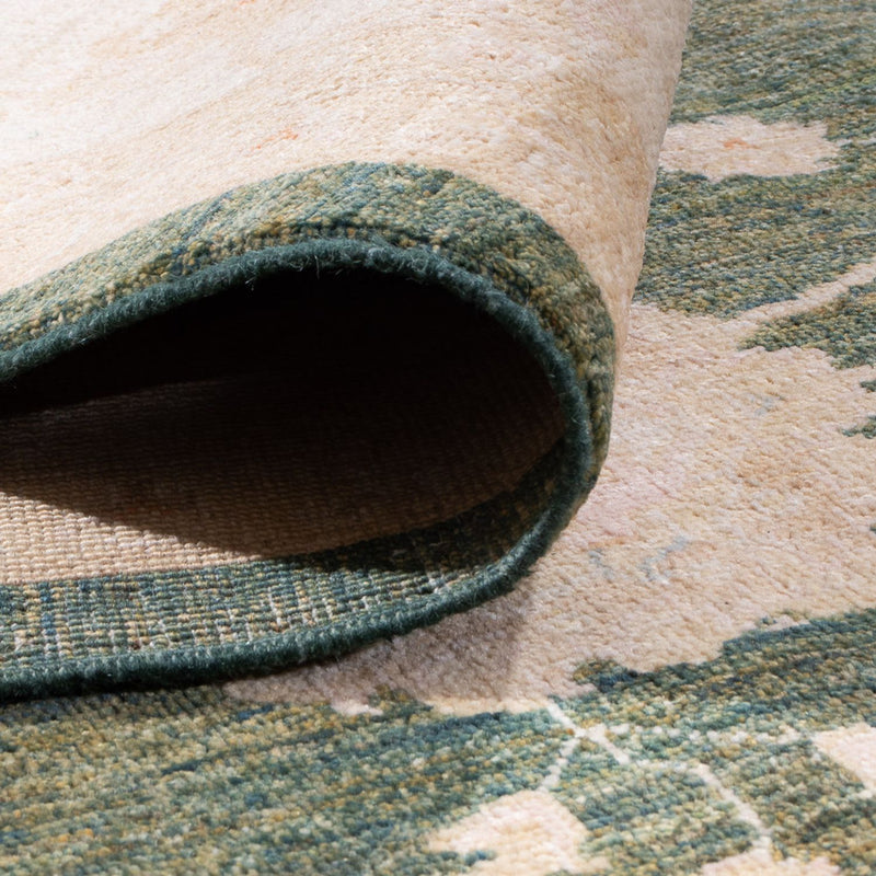 Dywan Zieglera - 360 x 278 cm - oliwkowa zieleń