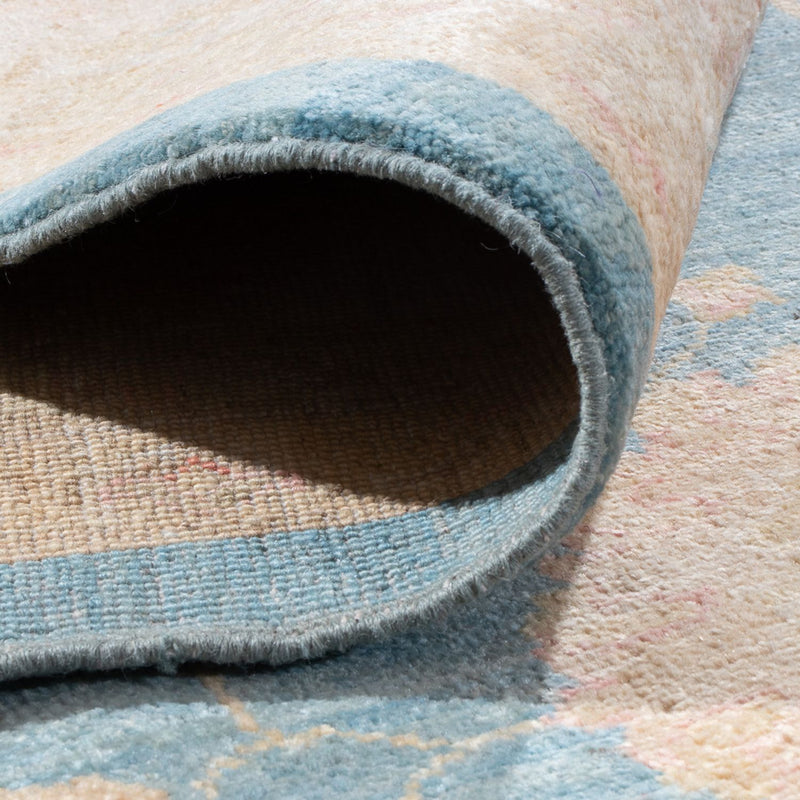 Dywan Zieglera - 363 x 277 cm - jasnoniebieski